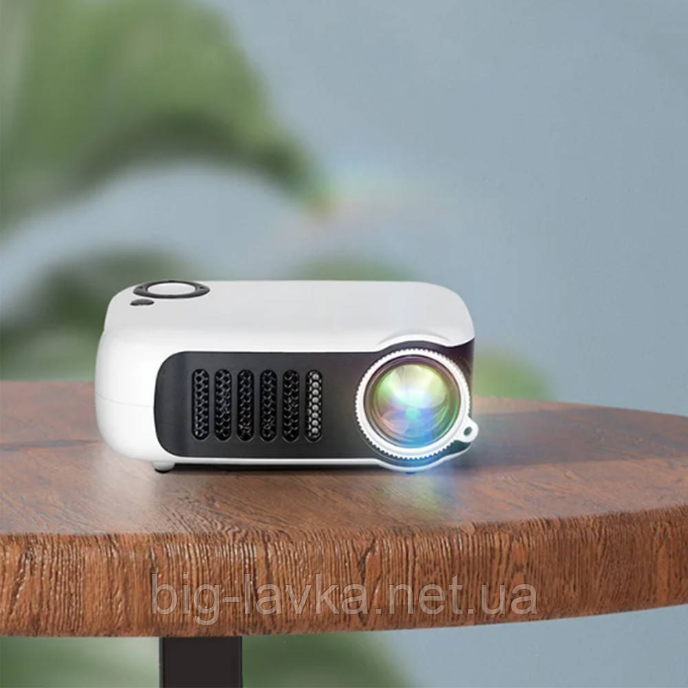 Міні-проектор портативний A2000 MINI Full HD 1080P Білий