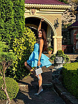 Літня міні сукня з пишною спідницею прошва Sms9181, фото 3