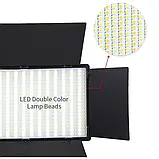 Прожектор відеосвітло VARICOLOR PRO LED U600+ RGB 21х12 см 3200-6500 K Освітлювач Лампа для знімання, фото 4