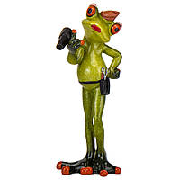 Статуетка "Жаба - Перукмахер" 7х17 см (полістоун)