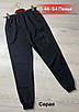 Чоловічі спортивні штани з манжетом трикотаж із накаткою 46-54 норма весна осінь, фото 2