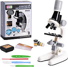 Мікроскоп дитячий з підсвіткою БІЛИЙ арт. 1012 A 1
