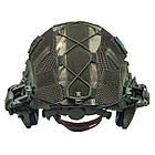 Шолом тактичний Fast Helmet NIJ IIIA + Навушники Walkers Razor Slim з чебурашкою + кавер мультикам, фото 6