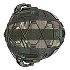 Шолом тактичний Fast Helmet NIJ IIIA + Навушники Walkers Razor Slim з чебурашкою + кавер мультикам, фото 7