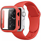 Ремінець Veron Silicon&Glass Apple Watch 38, 40 мм Red силіконовий