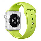 Ремінець Veron для Apple Watch 38, 40, 41 мм Green силіконовий