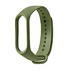 Ремінець Veron для Mi Band 5, 6, 7 силіконовий Khaki Green