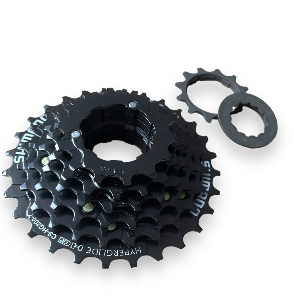 Касета SHIMANO CS-HG200-7 12-28 7 шв. чорна