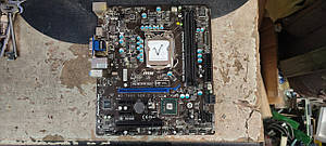 Мат. плата MSI H61M-E23 (G3) LGA1155 H61 PCI-E+HDMI+DVI+GbLAN SATA MicroATX 2DDR3 № 242607105, фото 1