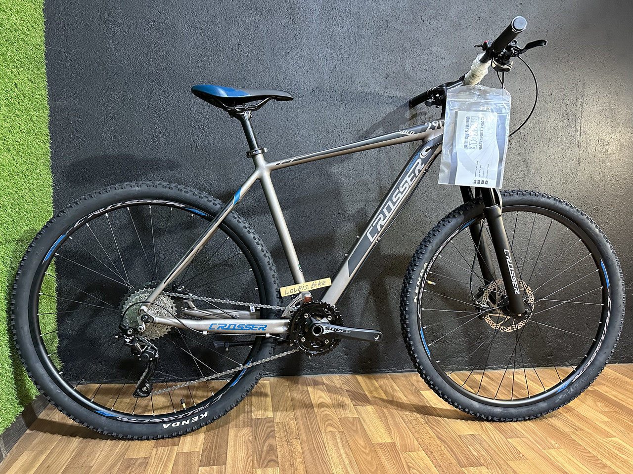 Велосипед найнер Crosser Solo 29" (рама 21, 3*10) Shimano DEORE