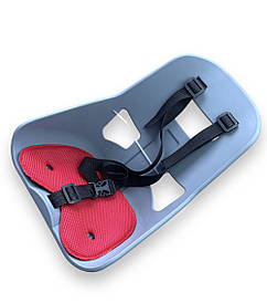 Крісло дитяче на раму Комфорт пластик сіре