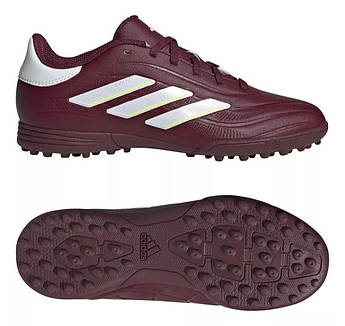Дитячі футбольні сороконіжки Adidas Copa Pure II League IE7526, Бордовий, Розмір (EU) — 35