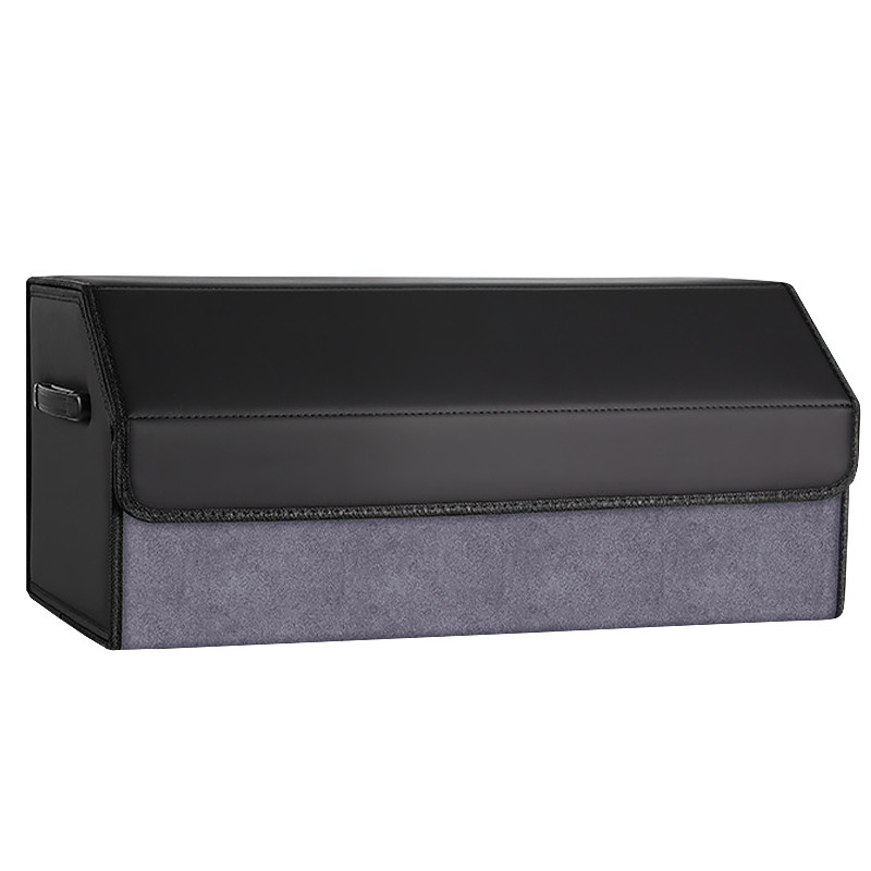 Автомобільний органайзер Lesko 5699 Gray 66*32*29 см місткий на два відділення з ручкою 5 шт., фото 1