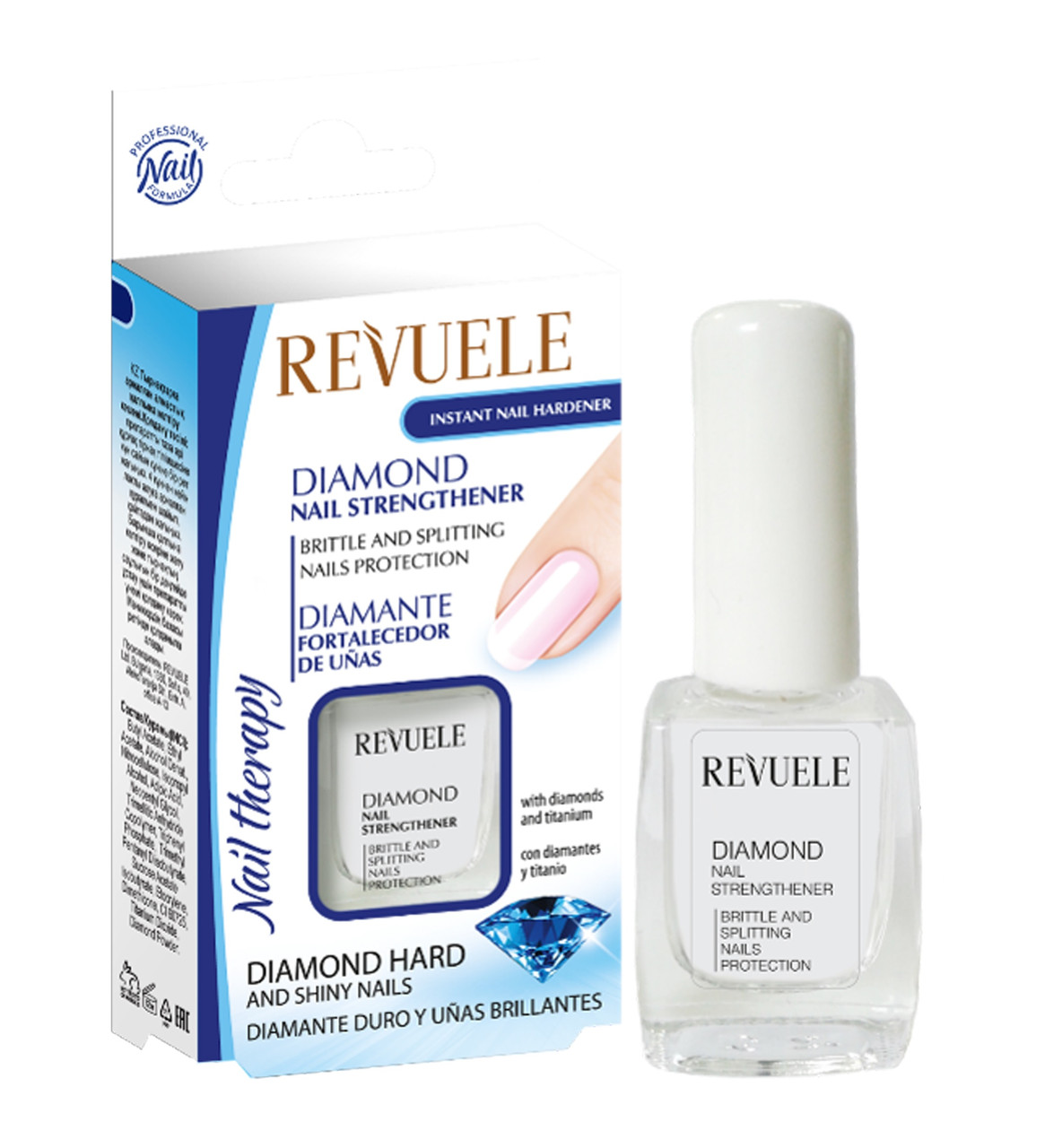Засіб для зміцнення нігтів Revuele Nail Therapy Diamond Nail Strengthener 10 мл