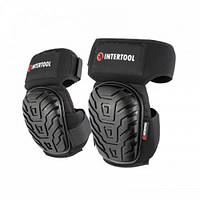 Будівельні наколінники INTERTOOL SP-0054 Захисні протиковзні накладки з ПВХ Чорний