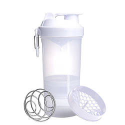Шейкер спортивний SmartShake Original2GO 600ml Pure White (Original)