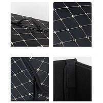 Автомобільний органайзер Lesko XY0-52 Black-Gold компактний місткий з ручкою 7 шт., фото 2