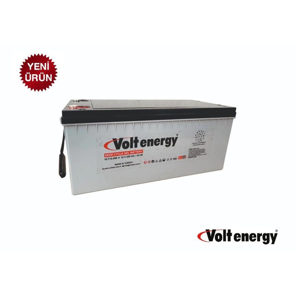 Акумулятор гелевий VOLTENERGY VLT 12V 200Ah