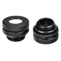 Оригінал! Фітинг для СРО ThermalTake Pacific G1/4 Pressure Equalizer Stop Plug w/ O-Ring - Black (CL-W086-CU00BL-A) - Вища Якість!