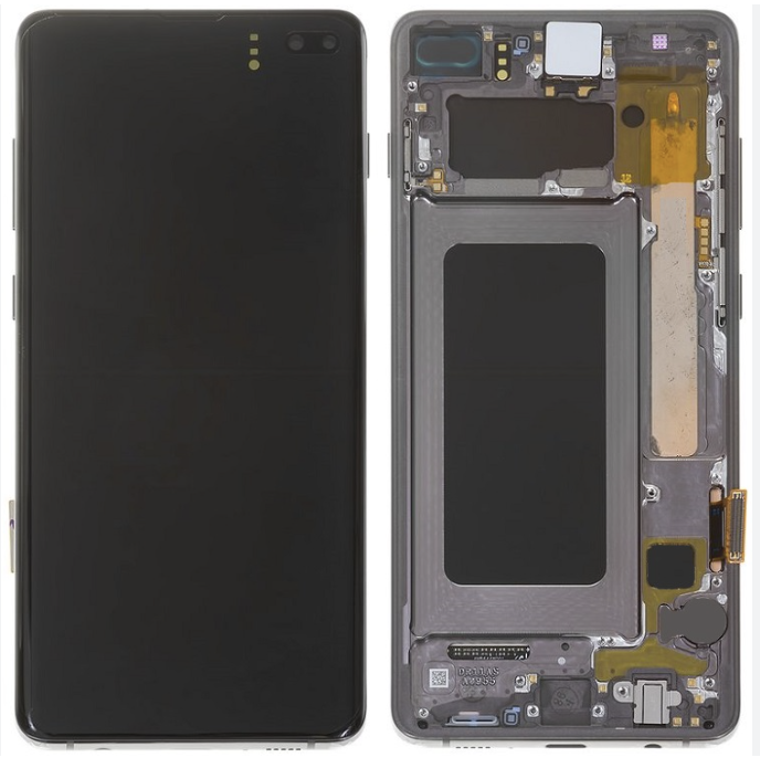 Дисплей Samsung G780 Galaxy S20 FE /G781 чорний, OLED, з рамкою лавандового кольору, Cloud Lavender