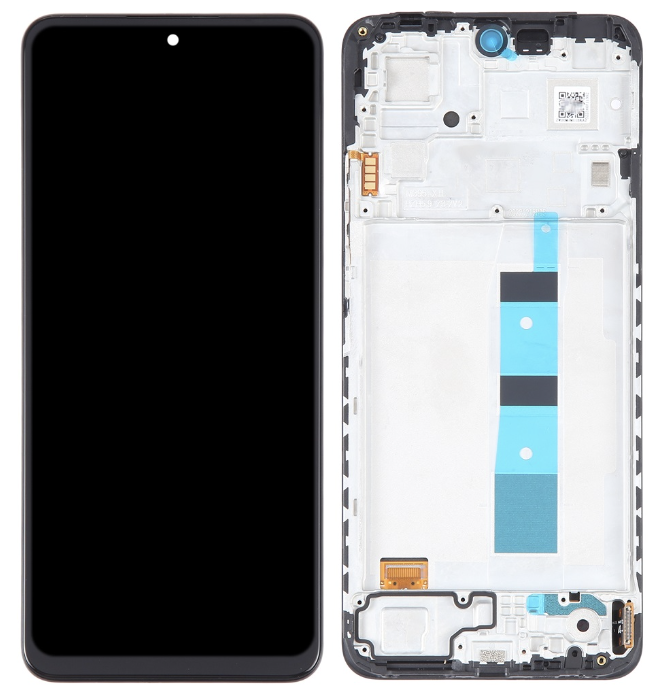 Дисплей (екран) для Xiaomi Redmi Note 12 4G, чорний, TFT, з передньою панеллю