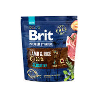 Оригінал! Сухий корм для собак Brit Premium Dog Sensitive Lamb 1 кг (8595602526611) - Вища Якість!