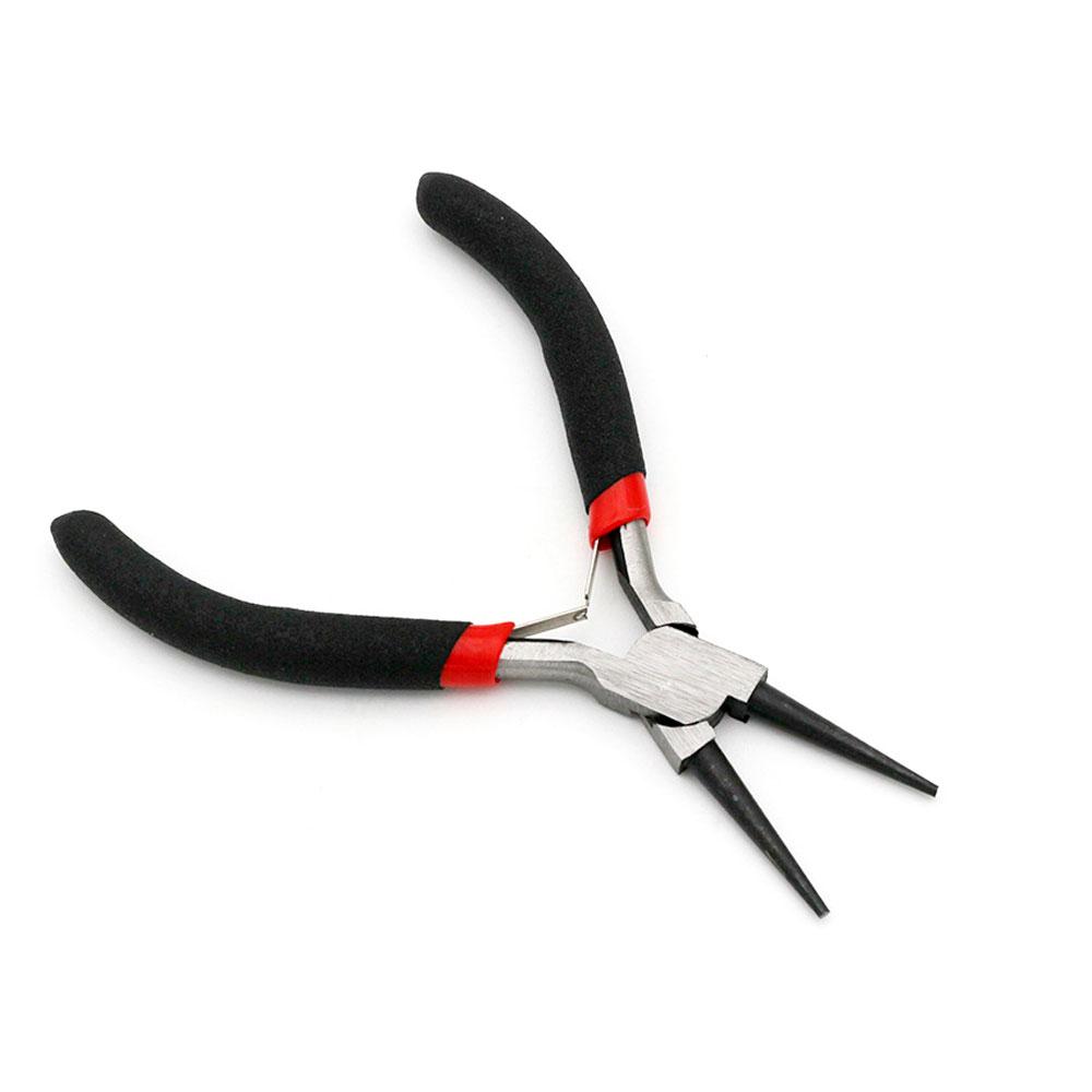 Круглогубці Voltronic, 4,5-дюймові, чорно-червоні ручки, 120 мм