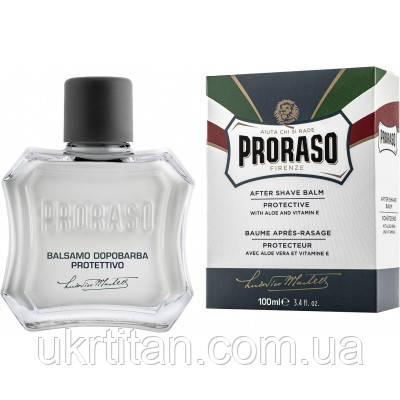 Оригінал! Бальзам після гоління Proraso з екстрактом алое та вітаміном Е 100 мл (8004395001460) - Вища Якість!