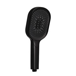 Qtap Rucni Лейка для ручного душа 140×110 мм, Matt Black округла QTRUC125BLM45961