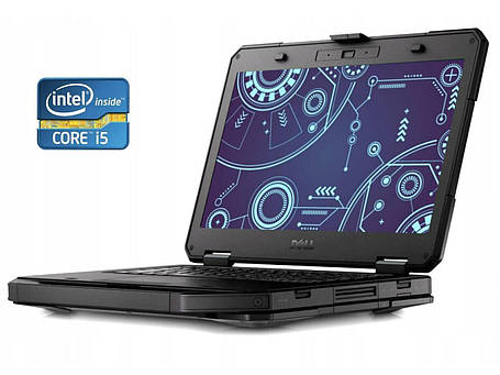 Захищений ноутбук Б-клас Dell Latitude 5414 Rugged/ 14" 1366x768/ i5-6300U/ 8GB RAM/ 512GB SSD/ HD 520, фото 1