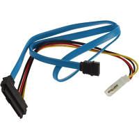 Оригінал! Кабель для передачі даних SATA 7pin (F) to SAS (SFF-8482) 0.7m Value (S0130) - Вища Якість!