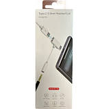 Оригінал! Перехідник Type-C to Type-C Jack 3.5mm white AC-202 XoKo (XK-AC-202-WH) - Вища Якість!, фото 5