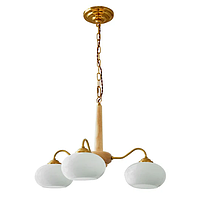 Світлодіодна люстра Дзвін 6004 (Золота) на 3 плафони