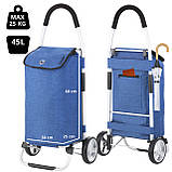 Сумка-візок ShoppingCruiser Foldable Blue (650061) (Special Offer), фото 6