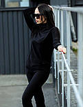 Жіночий спортивний костюм velvet blaxck, фото 2