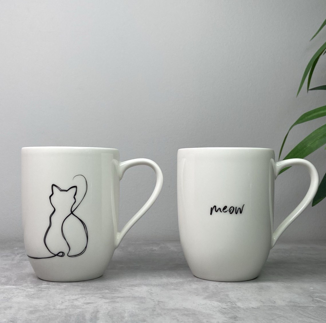 Набір із 2 чашок Villeroy & Boch Statement Cat 280 мл