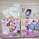 Альбом на липучках «Супер дівчата vs Hello Kitty» 21 х 21 см, фото 2