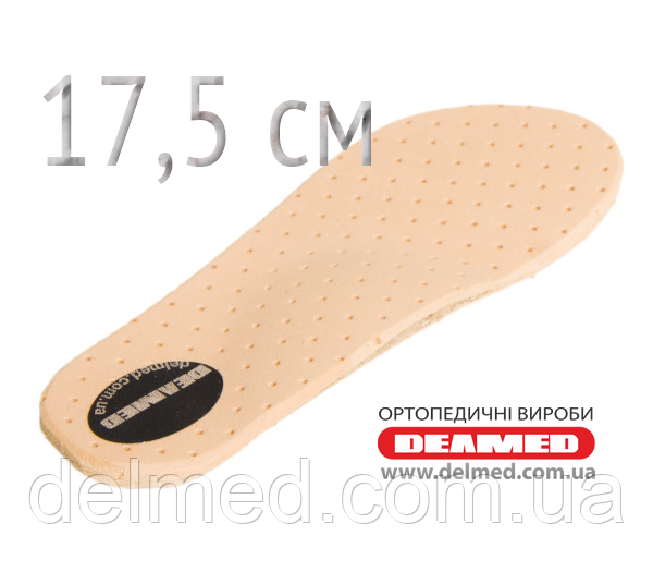 Дитячі ортопедичні устілки медифоам/шкіркартон, корковий супінатор 17.5, фото 1