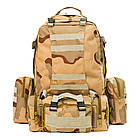 Тактичний рюкзак камуфляж пісочний 30л Victory US-497, фото 2