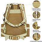 Тактичний рюкзак камуфляж пісочний 30л Victory US-497, фото 4