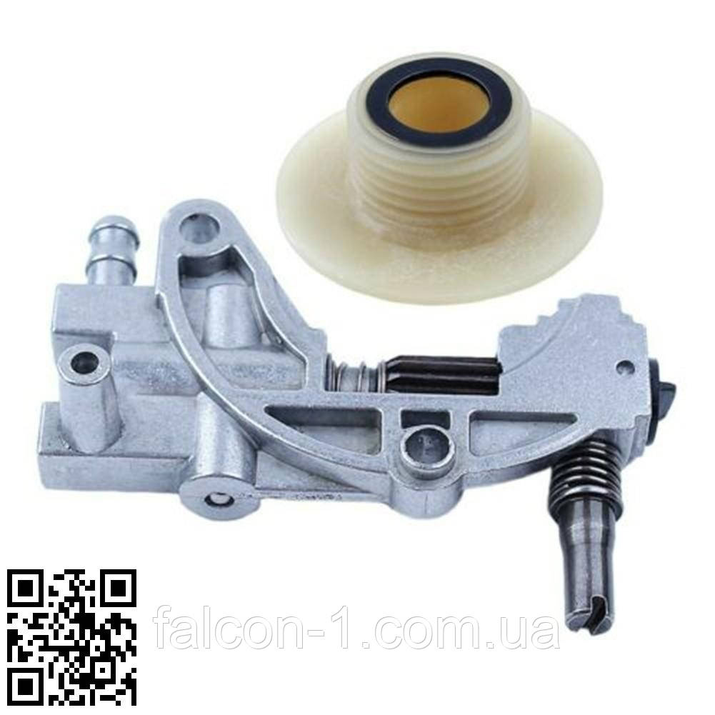 Маслонасос Sadko GCS 510Е MGCS 500 Goodluck 4500 5200 5800 + шестерня насоса для бензопил Eurotec GA 107 Craft-tec Patriot Defiant