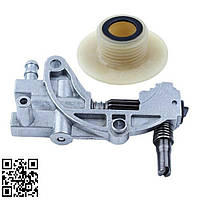 Маслонасос Sadko GCS 510Е MGCS 500 Goodluck 4500 5200 5800 + шестерня насоса для бензопил Eurotec GA 107 Craft-tec Patriot Defiant