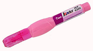 Коректор-ручка 7 мл Leader металевий наконечник HY-630C