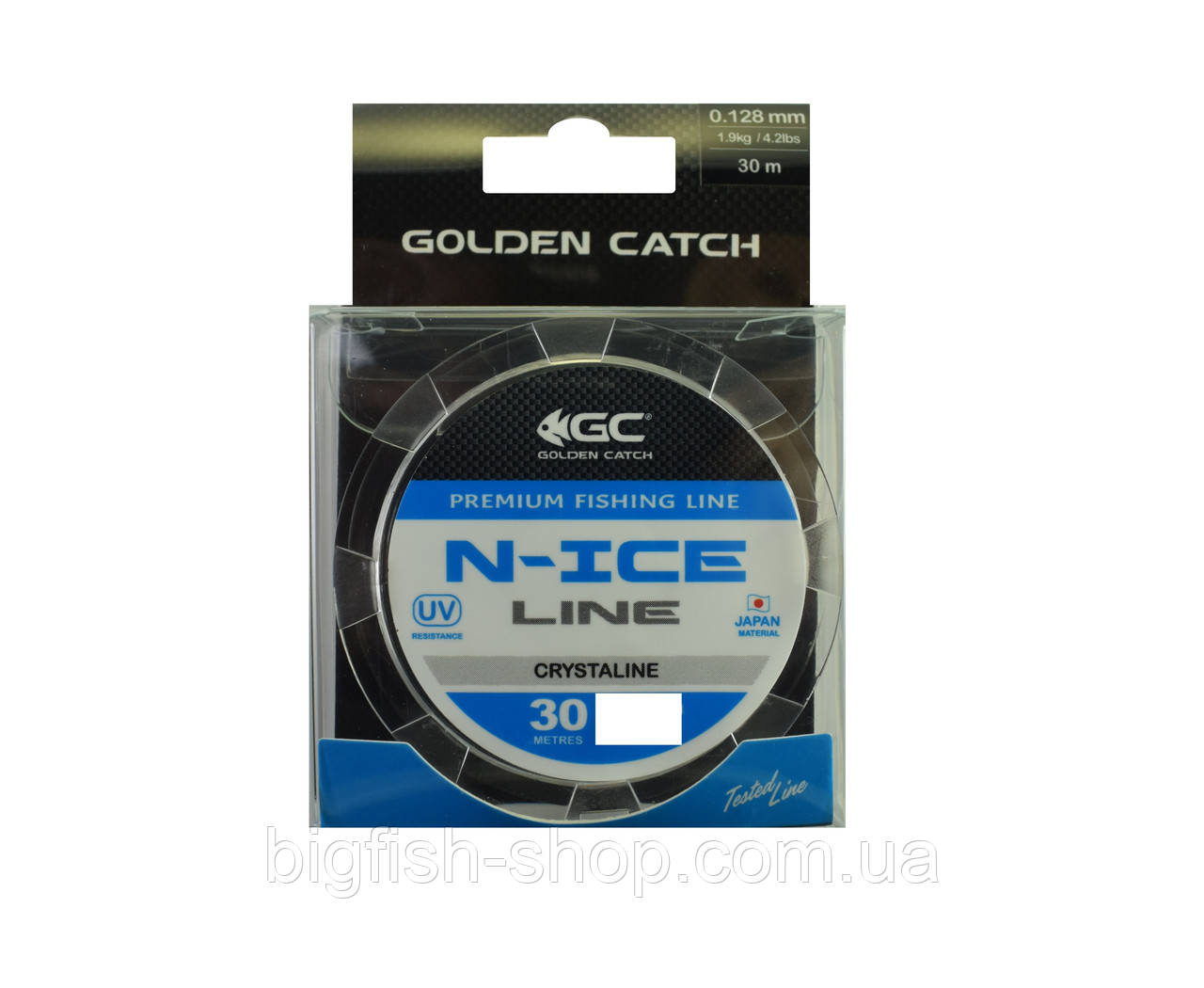 Ліска Golden Catch N-Ice Crystaline 0.090 мм.(30 м.), фото 1