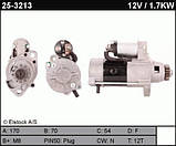 Стартер JS1295, 12V-1.7kW-12T, на Nissan X-Trail, Primera, Almera — 2.2 DSL, фото 2