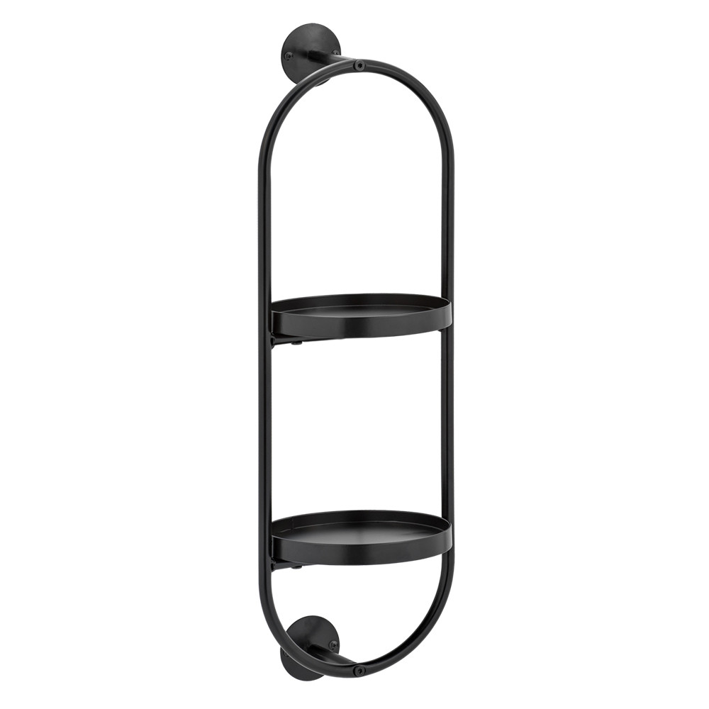 Полиця для ванни 2-х ярусна чорна AWD Interior 02051890, фото 1