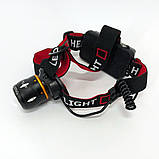 Ліхтар на голову для гаража і дачі, Професійний світлодіодний ліхтарик на голову Ліхтарик лоб EN-85, фото 6