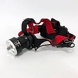 Ліхтар на голову для бігу, Акумуляторний ліхтар на голову із зарядним пристроєм, Налобна лампа OV-57, фото 4