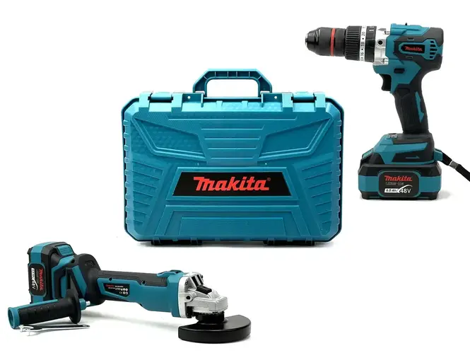 Многофункциональный набор Makita 2в1: Болгарка DGA506ZPRO и Шуруповерт ...