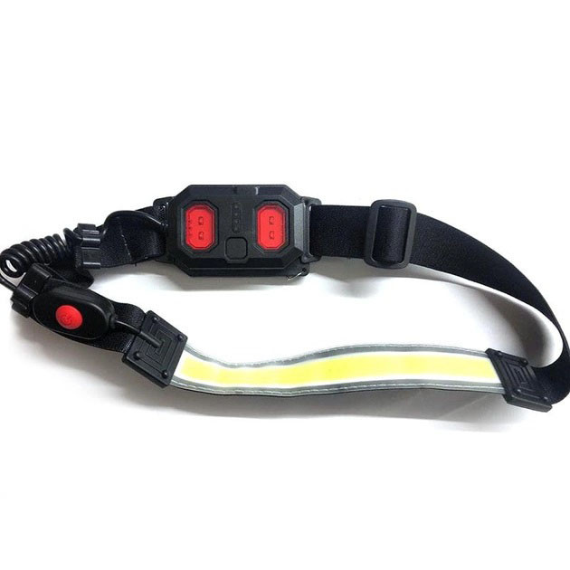 Потужний акумуляторний ліхтар для риболовлі XQ-T1C COB, Налобний тактичний ліхтар PM-34, фото 1